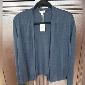 JJill linen open cardigan. Size Large